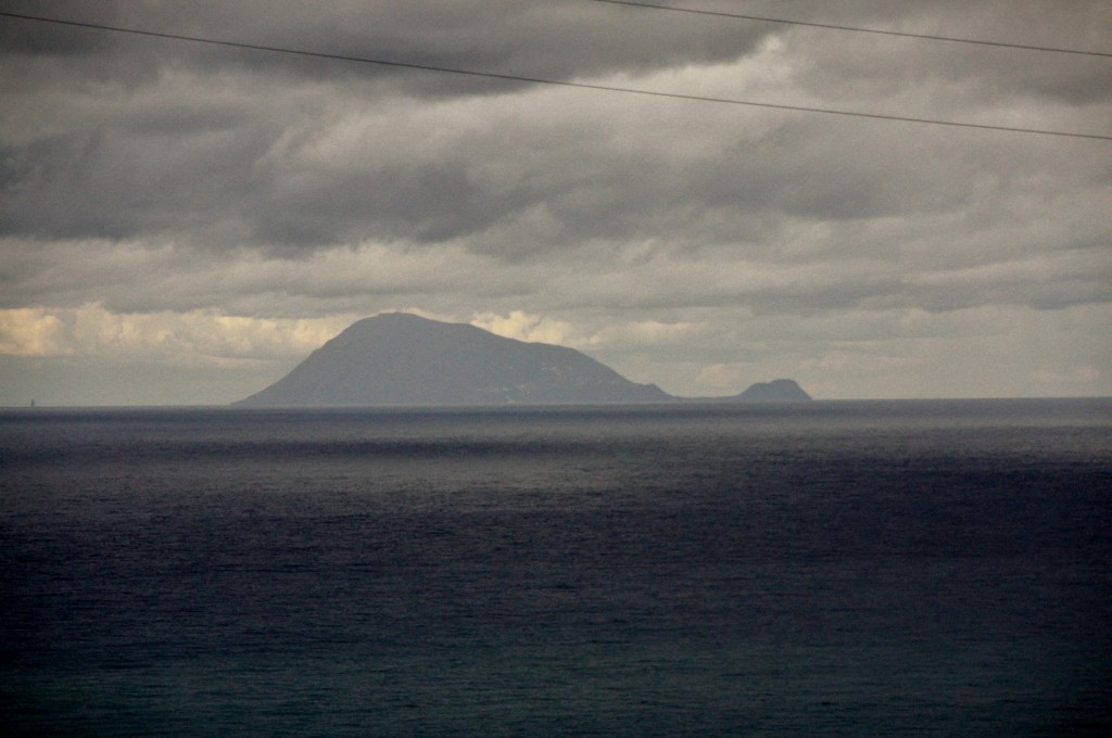 Foto: Vista de las Islas Eolias - Cefalù (Sicily), Italia