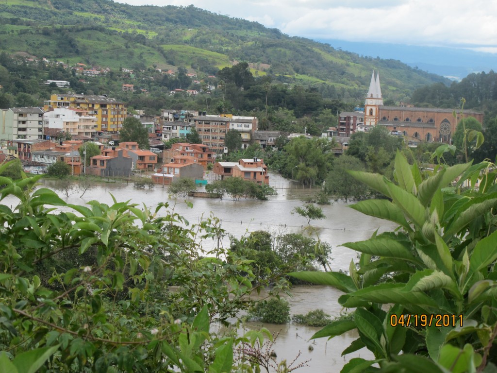 Foto: Inundación  Abril 2.011 - Moniquira Boyaca (Santander), Colombia