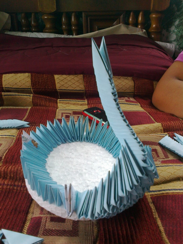 Foto: Cesta de papel - Puyo (Pastaza), Ecuador