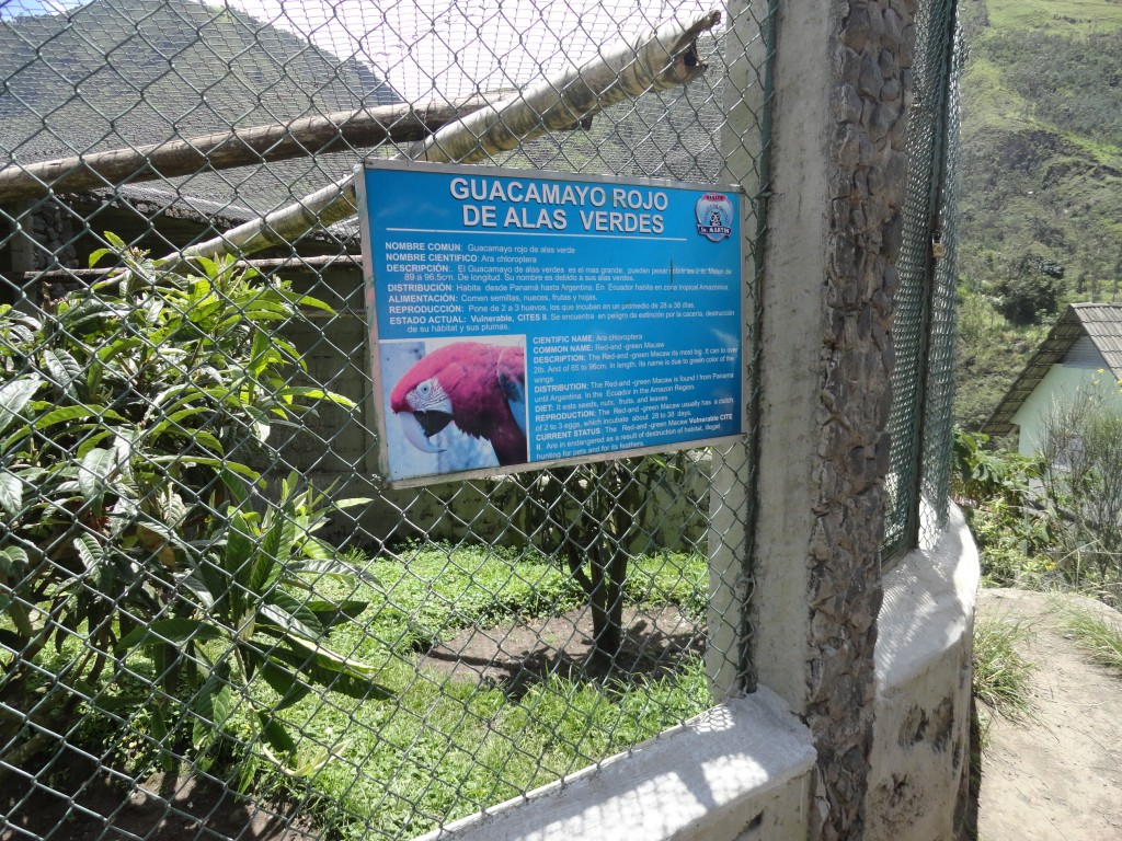 Foto: Valla publicitaria - Baños (Tungurahua), Ecuador