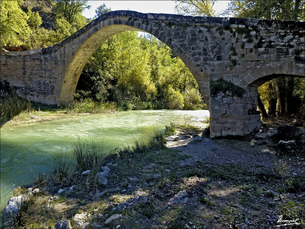 Foto: 121029-058 PUENTE DE  ALBARDA - Buera (Huesca), España