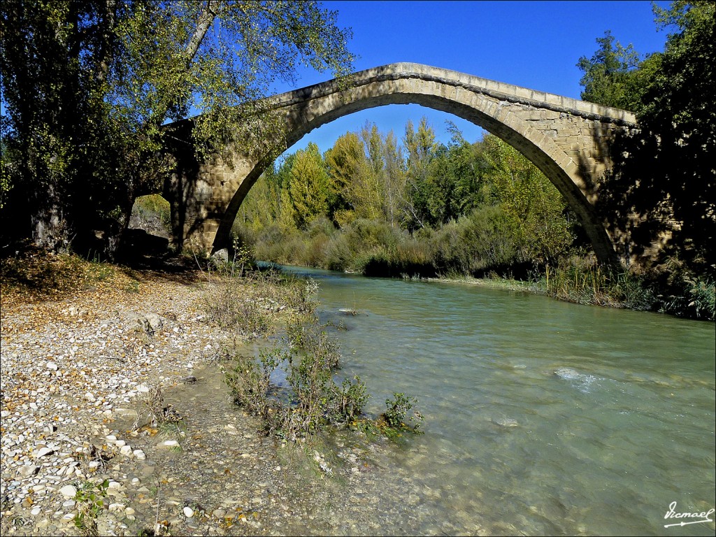 Foto: 121029-061 PUENTE DE  ALBARDA - Buera (Huesca), España