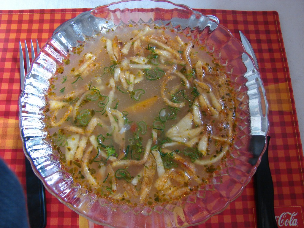 Foto: Sopa liviana - Tarija, Bolivia