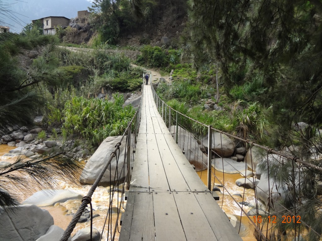 Foto: El puente colgante - Samne (La Libertad), Perú