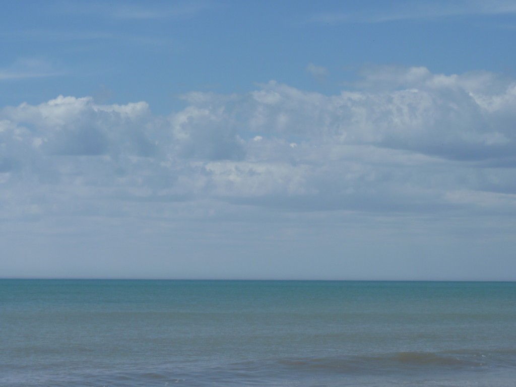 Foto: Nubes en el horizonte - Mar del Plata (Buenos Aires), Argentina