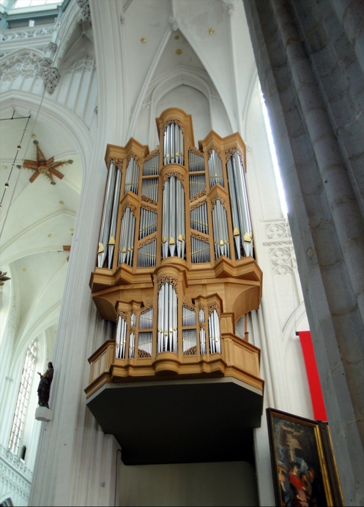Foto: Órgano Metzler. Onze Lieve Vrouwekathedraal - Antwerpen (Flanders), Bélgica