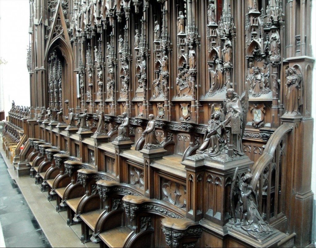 Foto: Sillería del Coro. Onze Lieve Vrouwekathedraal - Antwerpen (Flanders), Bélgica
