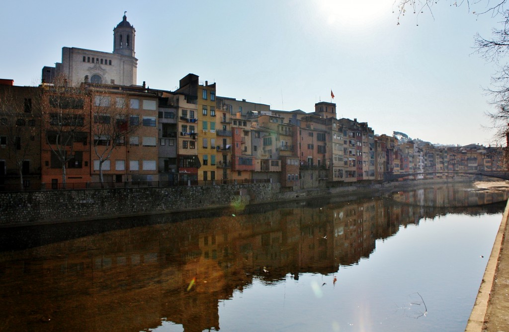 Foto: Ribera del rio Onyar - Girona (Cataluña), España