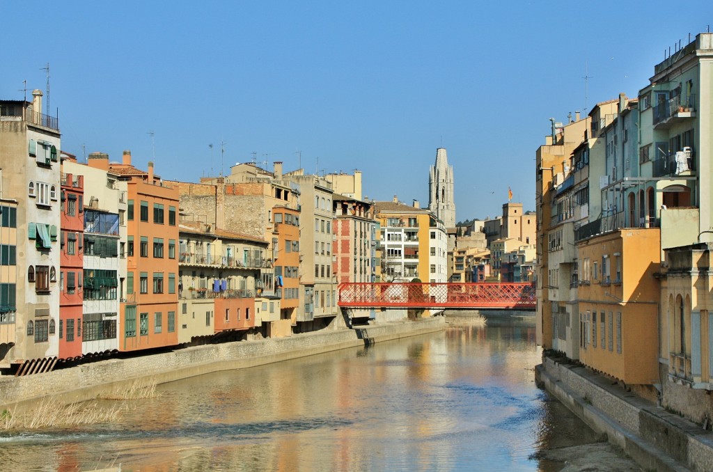 Foto: Rio Onyar - Girona (Cataluña), España