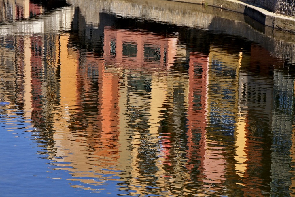 Foto: Rio Onyar - Girona (Cataluña), España