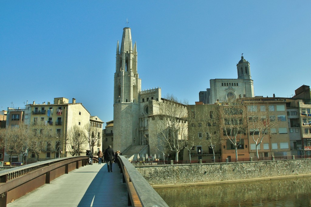 Foto: Ribera del rio Onyar - Girona (Cataluña), España