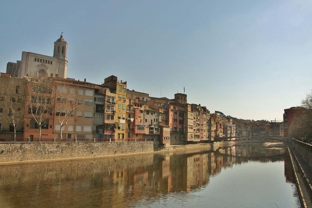 Foto: Ribera del rio Onyar - Girona (Cataluña), España