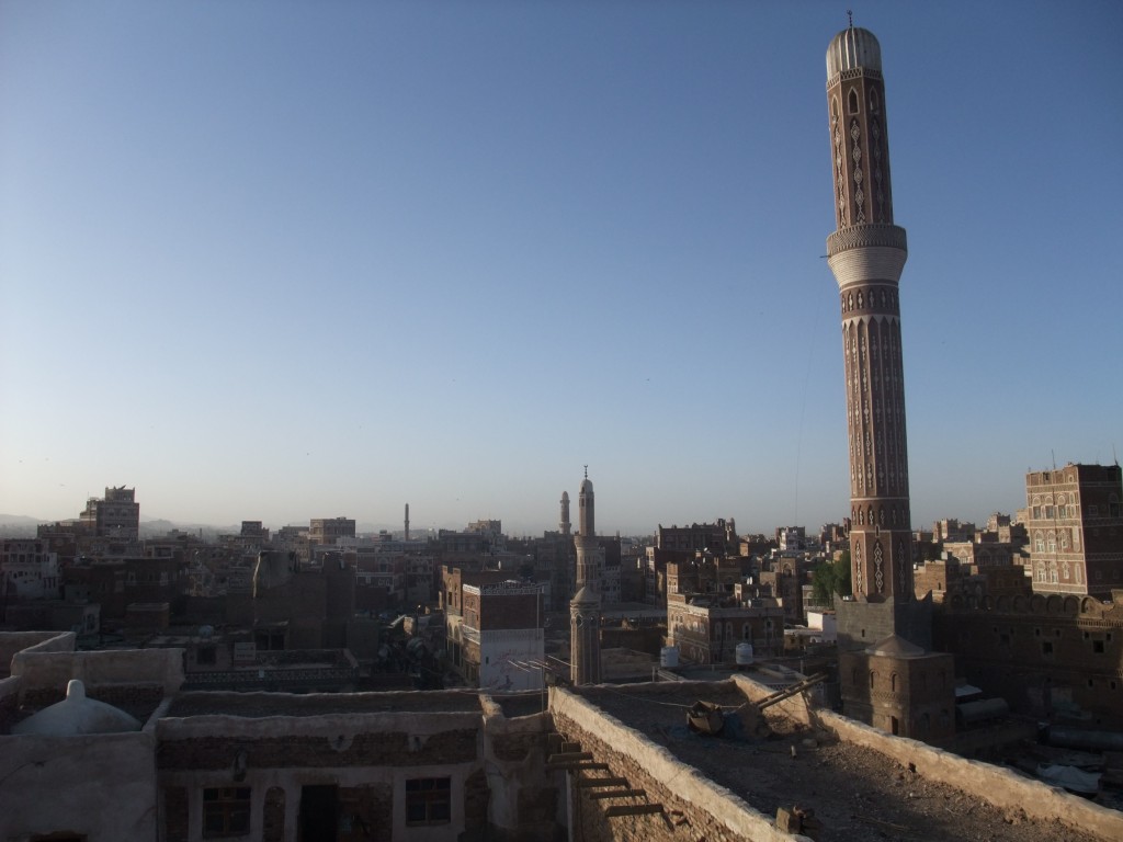 Foto: Vista desde el tejado - Sanaa, Yemen