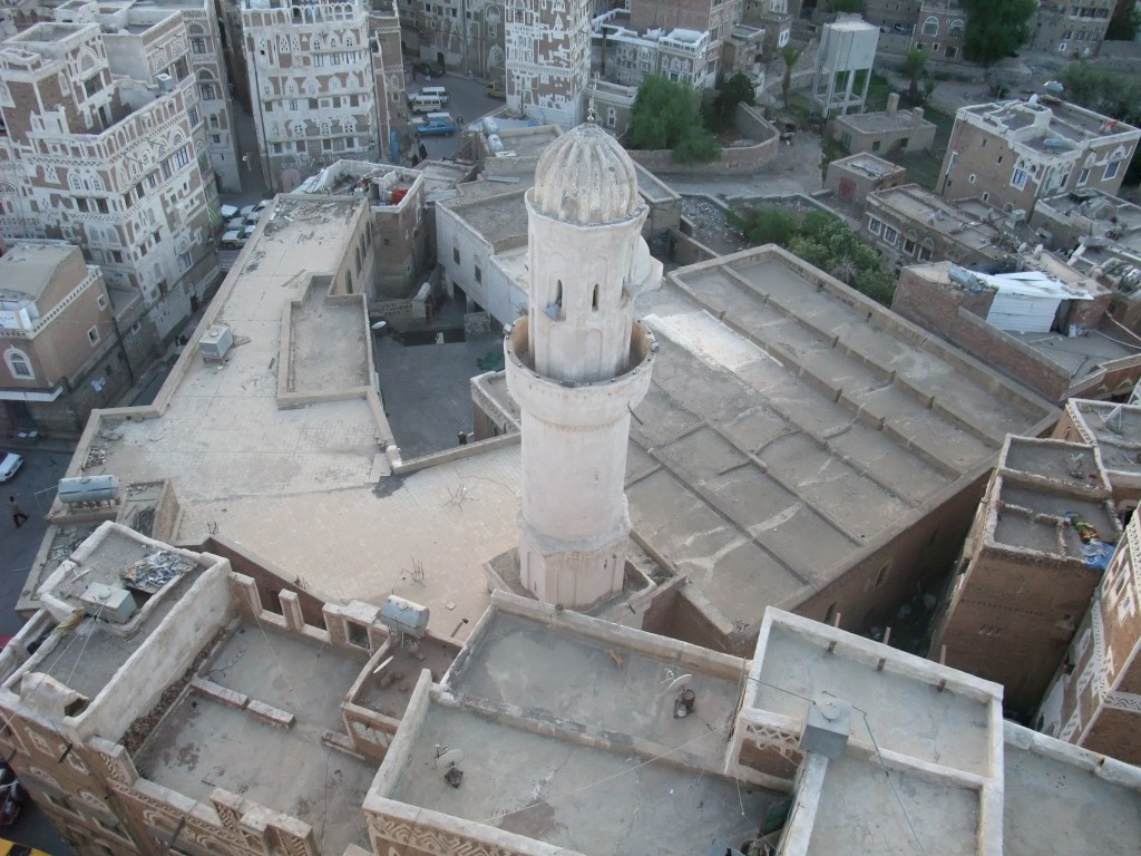 Foto: Alminarete principal - Sanaa, Yemen