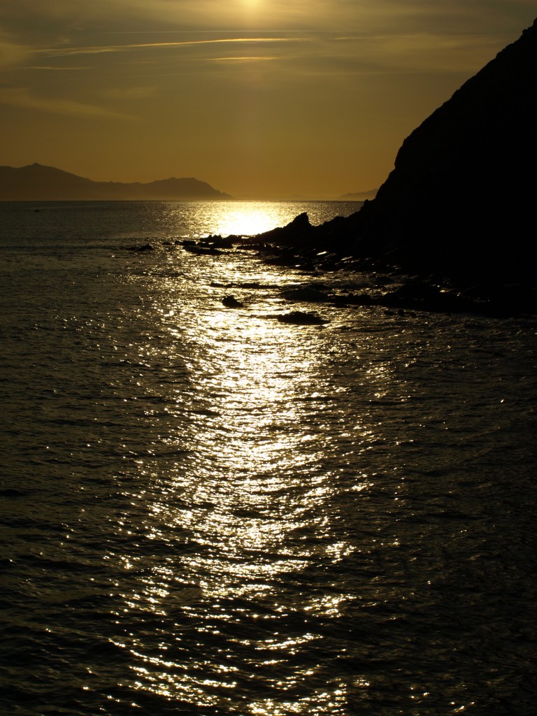 Foto: Atardecer en el Cantábrico - Górliz (Vizcaya), España