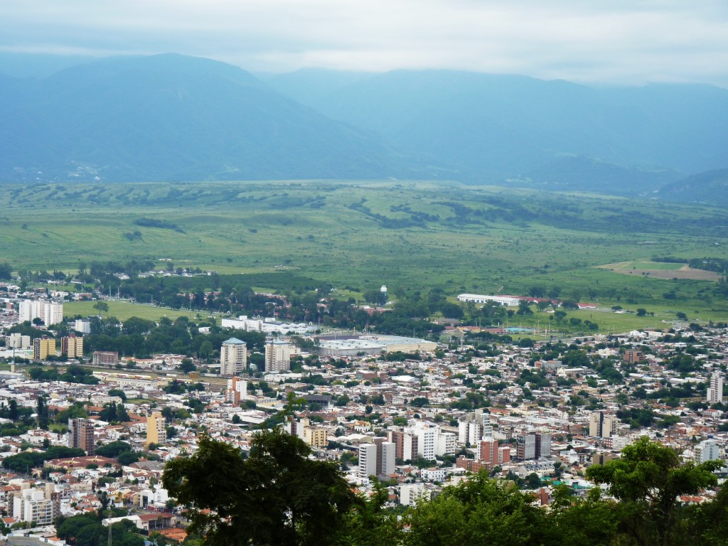 Foto: Vista desde el cerro San Bernardo - Salta, Argentina