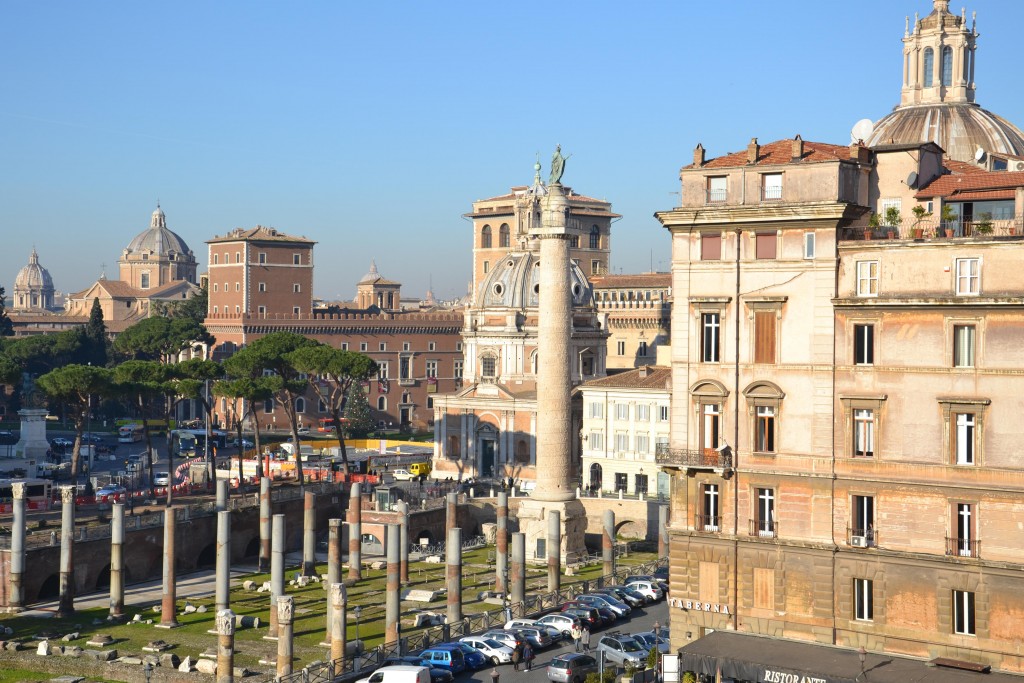 Foto: Foro y Columna de Trajano - Roma, Italia