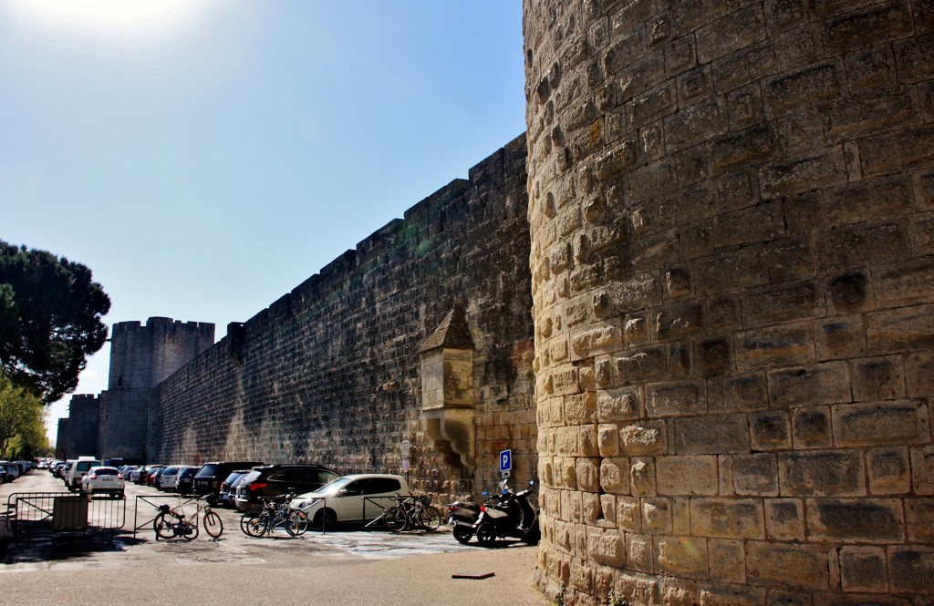 Foto: Exterior de las murallas - Aigues-Mortes (Languedoc-Roussillon), Francia