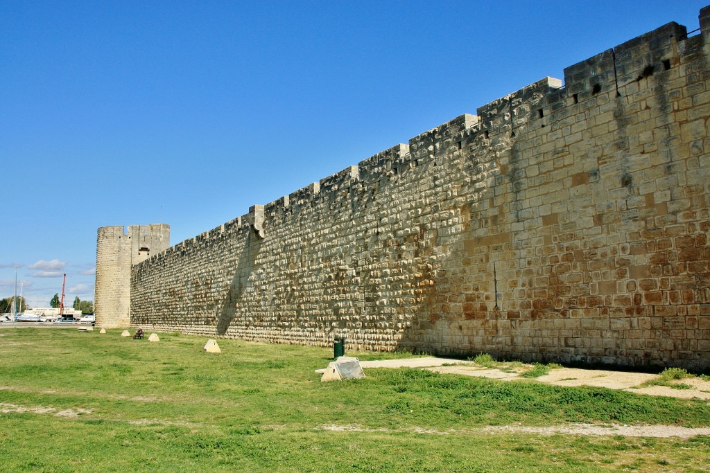 Foto: Exterior de las murallas - Aigues-Mortes (Languedoc-Roussillon), Francia