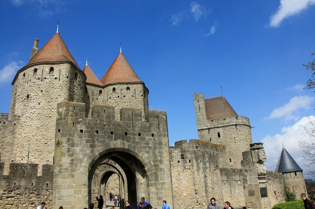 Foto: Exterior de la ciudad amurallada - Carcassonne (Languedoc-Roussillon), Francia