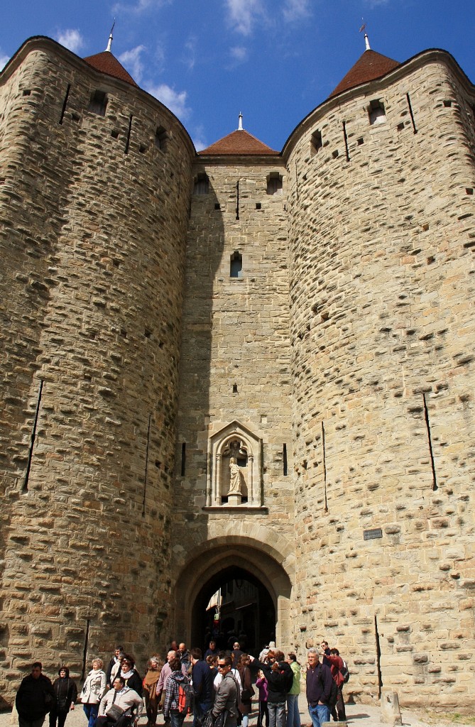 Foto: Puerta Narbona - Carcassonne (Languedoc-Roussillon), Francia