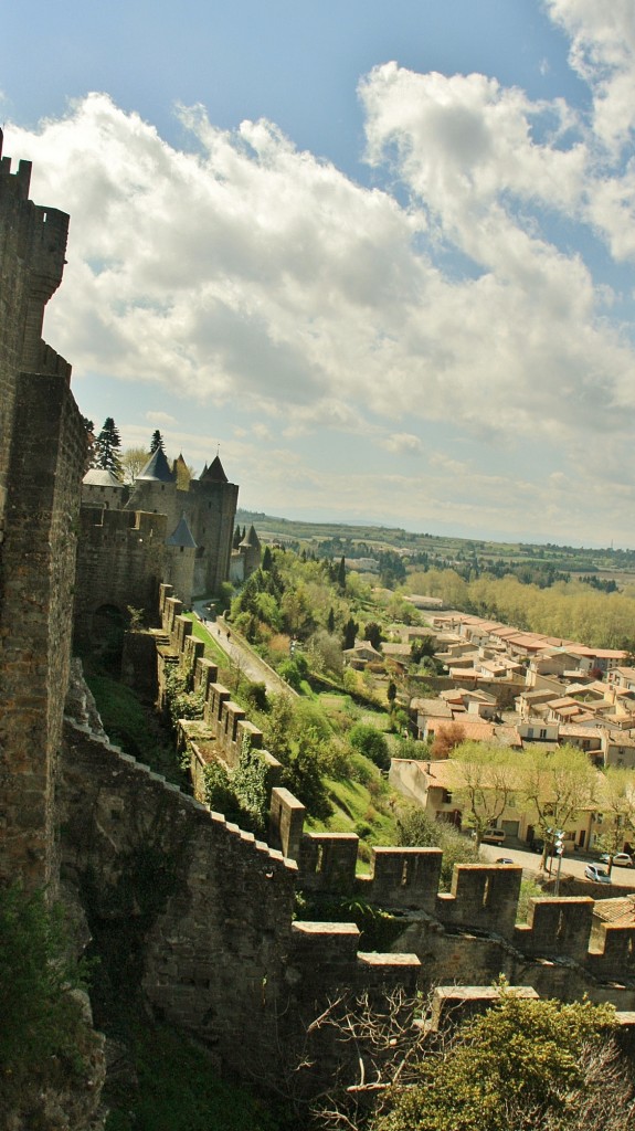 Foto: Exterior de la ciudad amurallada - Carcassonne (Languedoc-Roussillon), Francia
