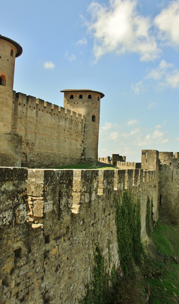 Foto: Exterior de la ciudad amurallada - Carcassonne (Languedoc-Roussillon), Francia