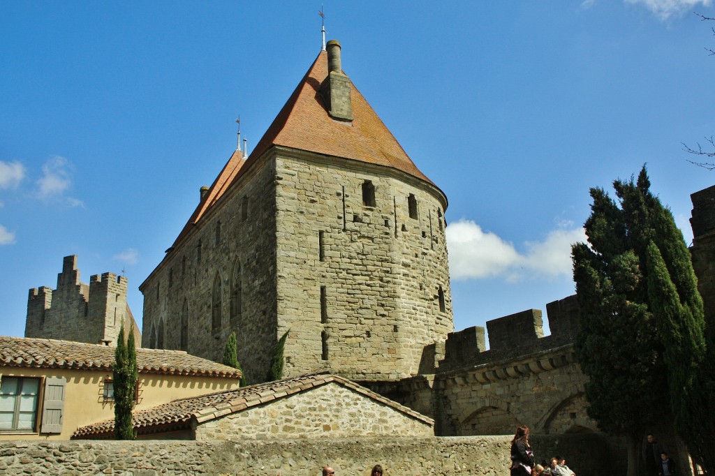 Foto: Interior de la ciudad medieval - Carcassonne (Languedoc-Roussillon), Francia