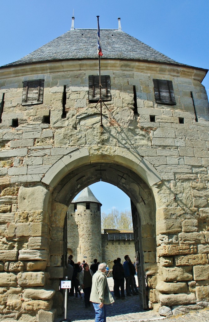 Foto: Entrada al castillo - Carcassonne (Languedoc-Roussillon), Francia