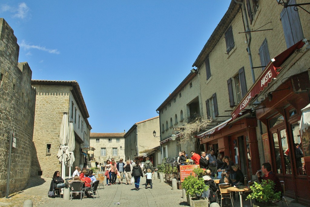 Foto: Interior de la ciudad medieval - Carcassonne (Languedoc-Roussillon), Francia