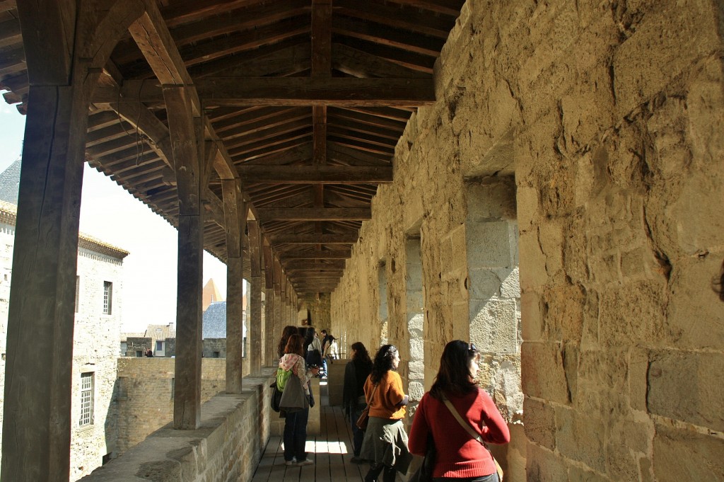 Foto: Muralla interior - Carcassonne (Languedoc-Roussillon), Francia