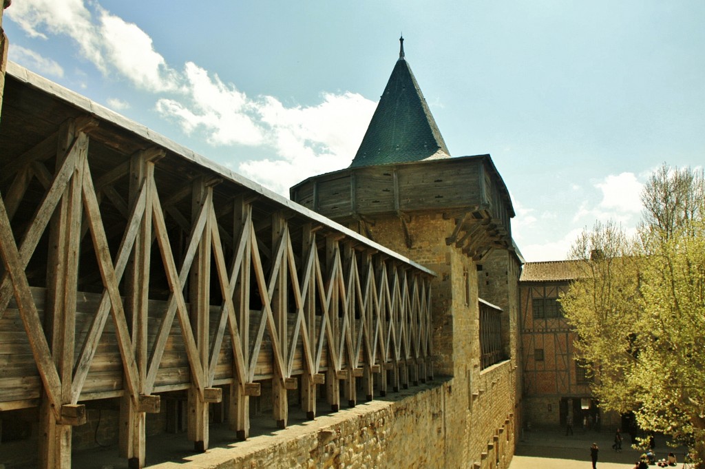 Foto: Muralla interior - Carcassonne (Languedoc-Roussillon), Francia