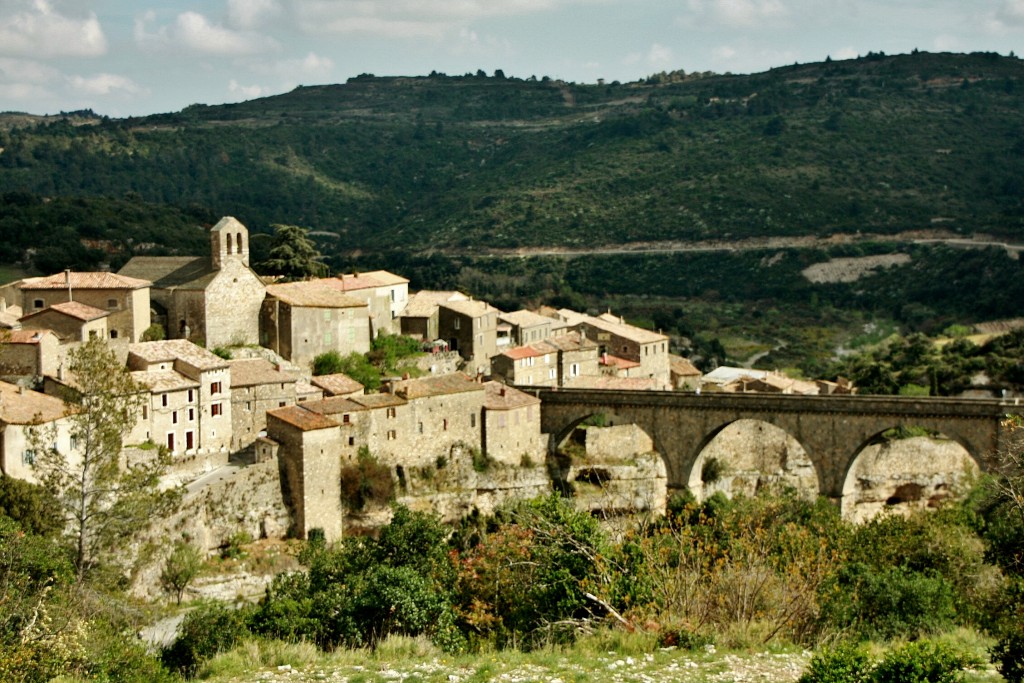 Foto: Vista del pueblo - Minerve (Languedoc-Roussillon), Francia