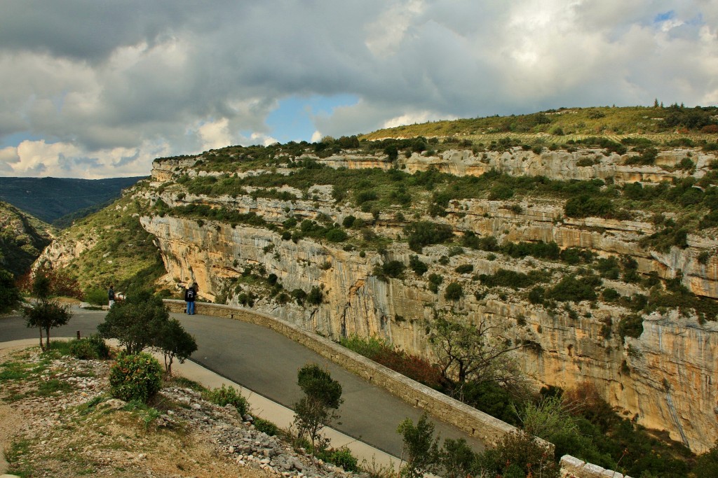 Foto: Desfiladero alrededor del pueblo - Minerve (Languedoc-Roussillon), Francia