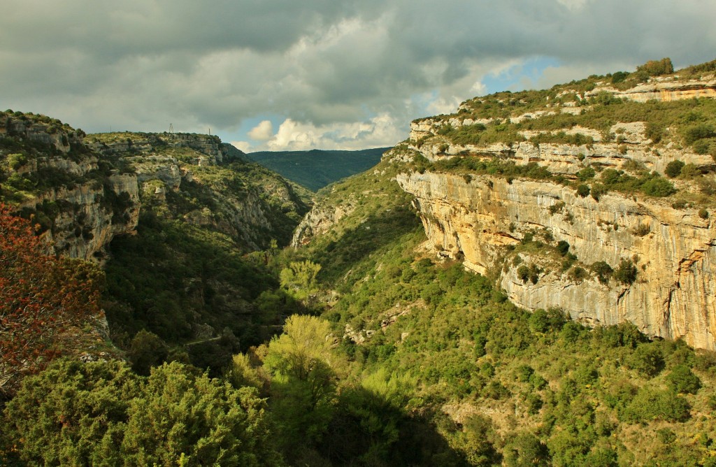 Foto: Desfiladero alrededor del pueblo - Minerve (Languedoc-Roussillon), Francia