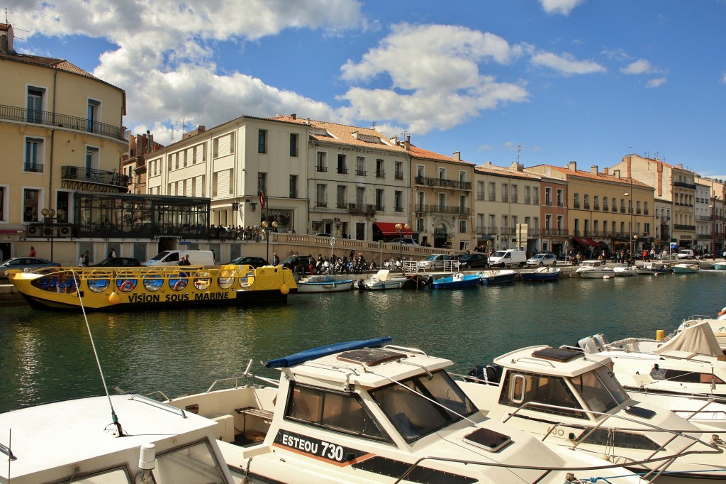 Foto: Canal de la ciudad - Sète (Languedoc-Roussillon), Francia