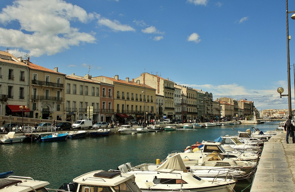 Foto: Canal de la ciudad - Sète (Languedoc-Roussillon), Francia