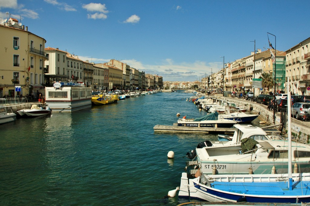 Foto: Canal de la ciudad - Sète (Languedoc-Roussillon), Francia