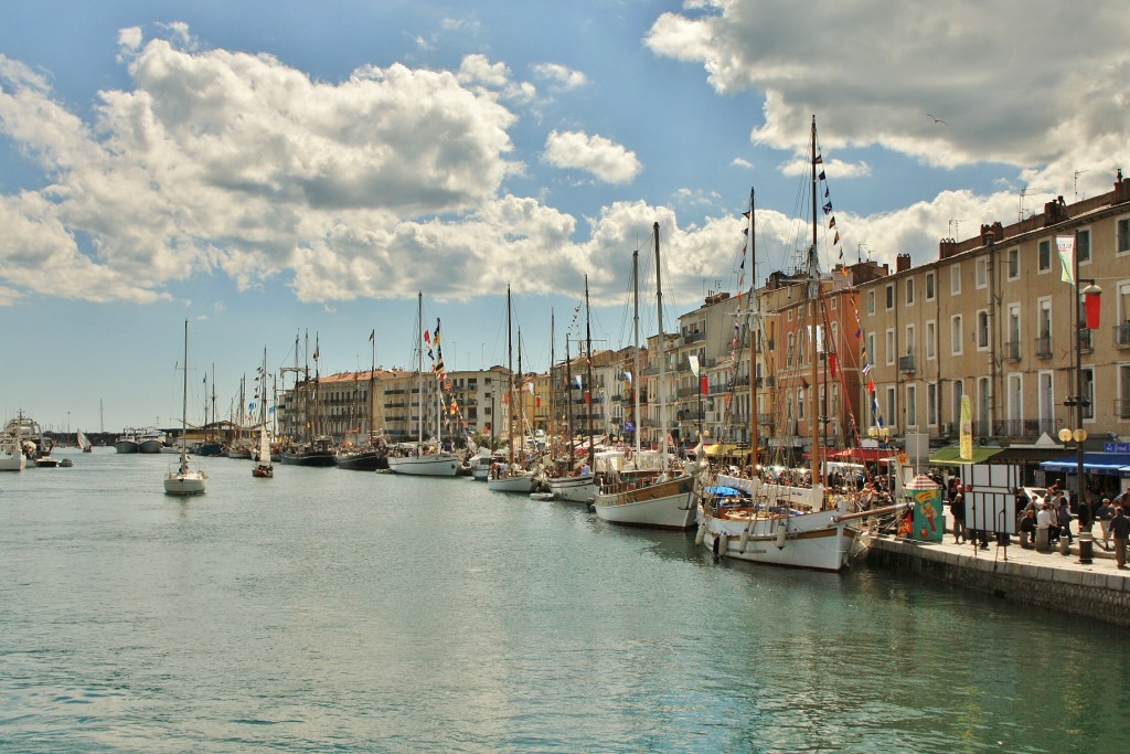 Foto: Canal de la ciudad - Sète (Languedoc-Roussillon), Francia
