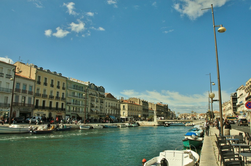 Foto: Canal de la ciudad - Sète (Languedoc-Roussillon), Francia