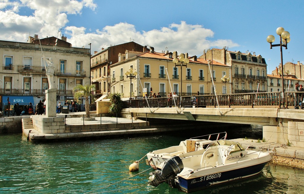 Foto: Canal de la ciudad - Sète (Languedoc-Roussillon), Francia