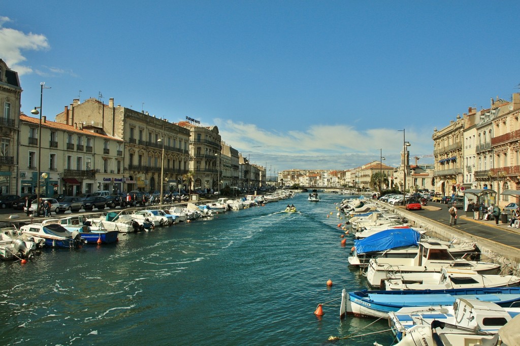 Foto: Canal de la ciudad - Sète (Languedoc-Roussillon), Francia