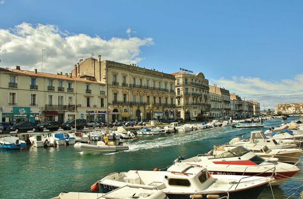 Foto: Canal de la ciudad - Sète (Languedoc-Roussillon), Francia