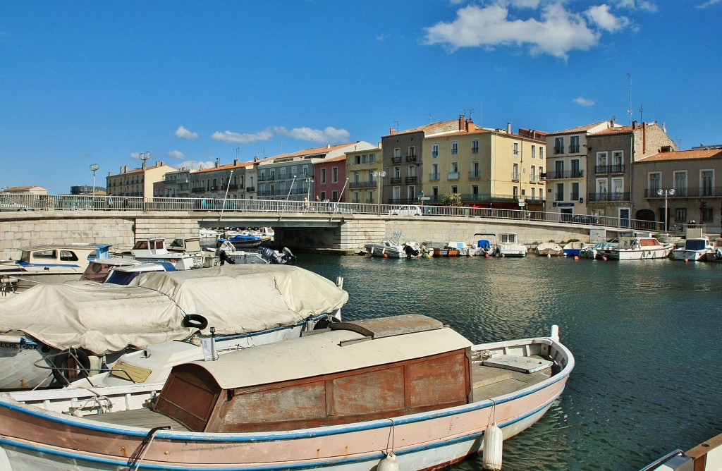 Foto: Canal de la ciudad - Sète (Languedoc-Roussillon), Francia