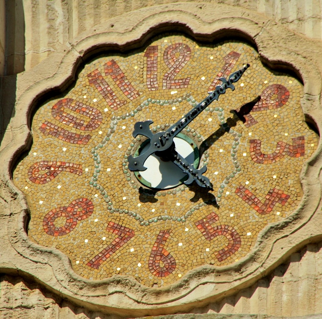 Foto: Reloj de la cámara de comercio - Sète (Languedoc-Roussillon), Francia