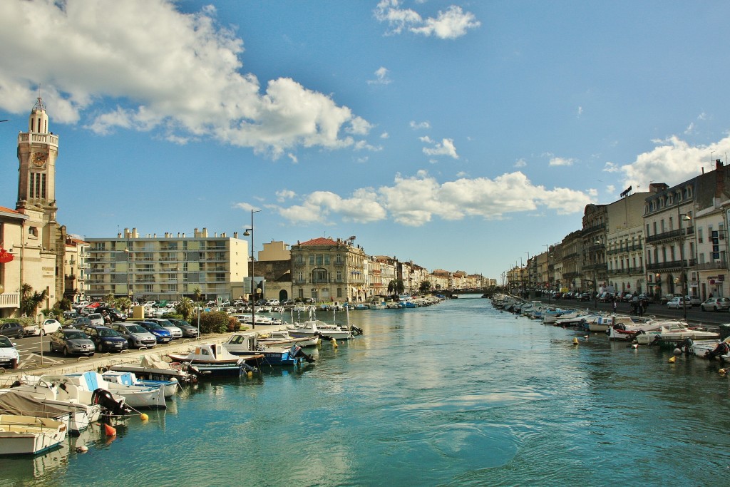 Foto: Canal de la ciudad - Sète (Languedoc-Roussillon), Francia