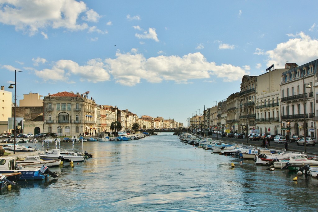Foto: Canal de la ciudad - Sète (Languedoc-Roussillon), Francia