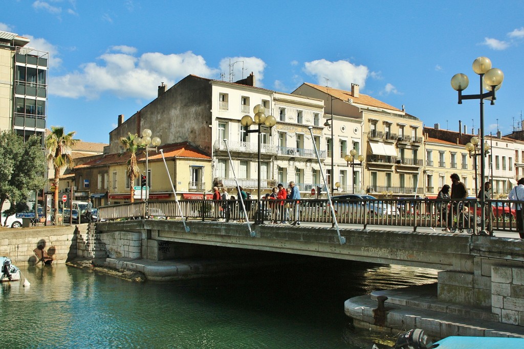 Foto: Canal de la ciudad - Sète (Languedoc-Roussillon), Francia