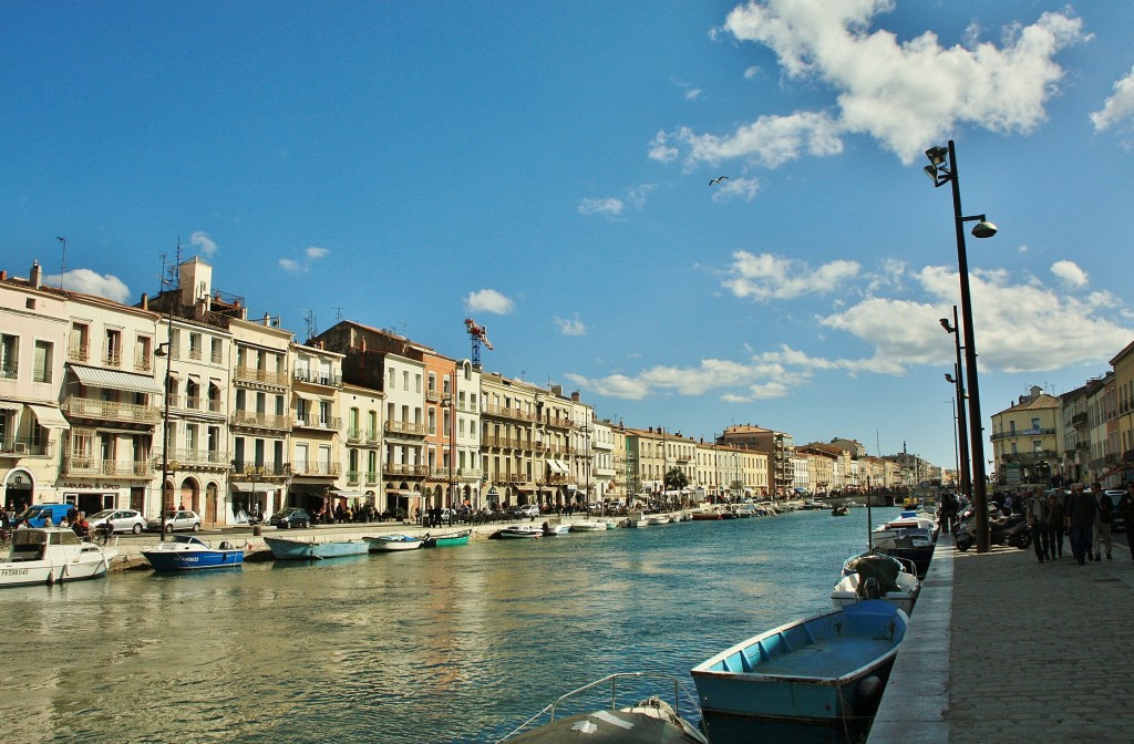 Foto: Canal de la ciudad - Sète (Languedoc-Roussillon), Francia