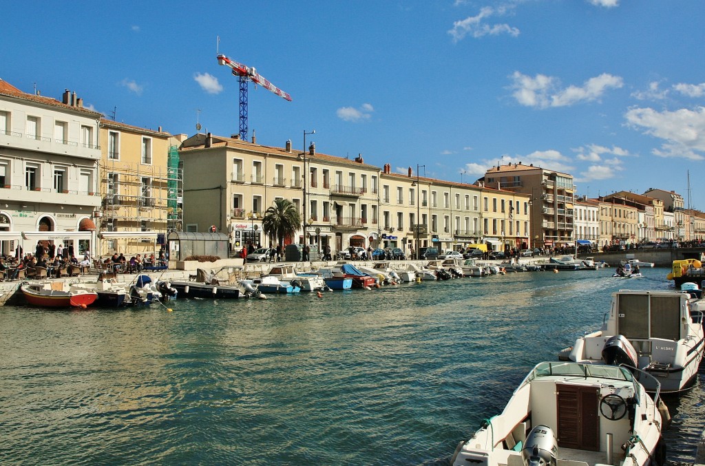 Foto: Canal de la ciudad - Sète (Languedoc-Roussillon), Francia